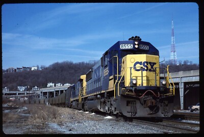 Original Rail Slide - CSXT 8555+ Cincinnati OH 3-3-1995 | eBay
