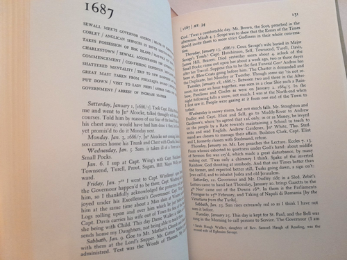 1st edition 2 Book Set of The Diary Of Samuel Sewall HC Slipcase 1674 - 1729 - Picture 13 of 15