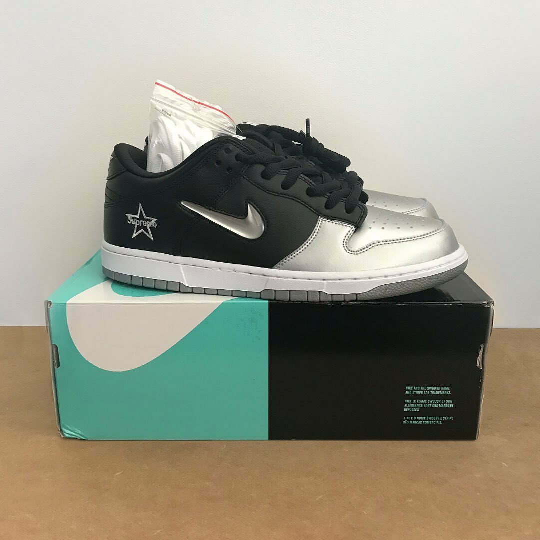 supreme jewel swoosh silver