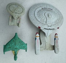 Lot of 3 Star Trek Next Generation USS Enterprise NCC-1701-D Romulan Warbird