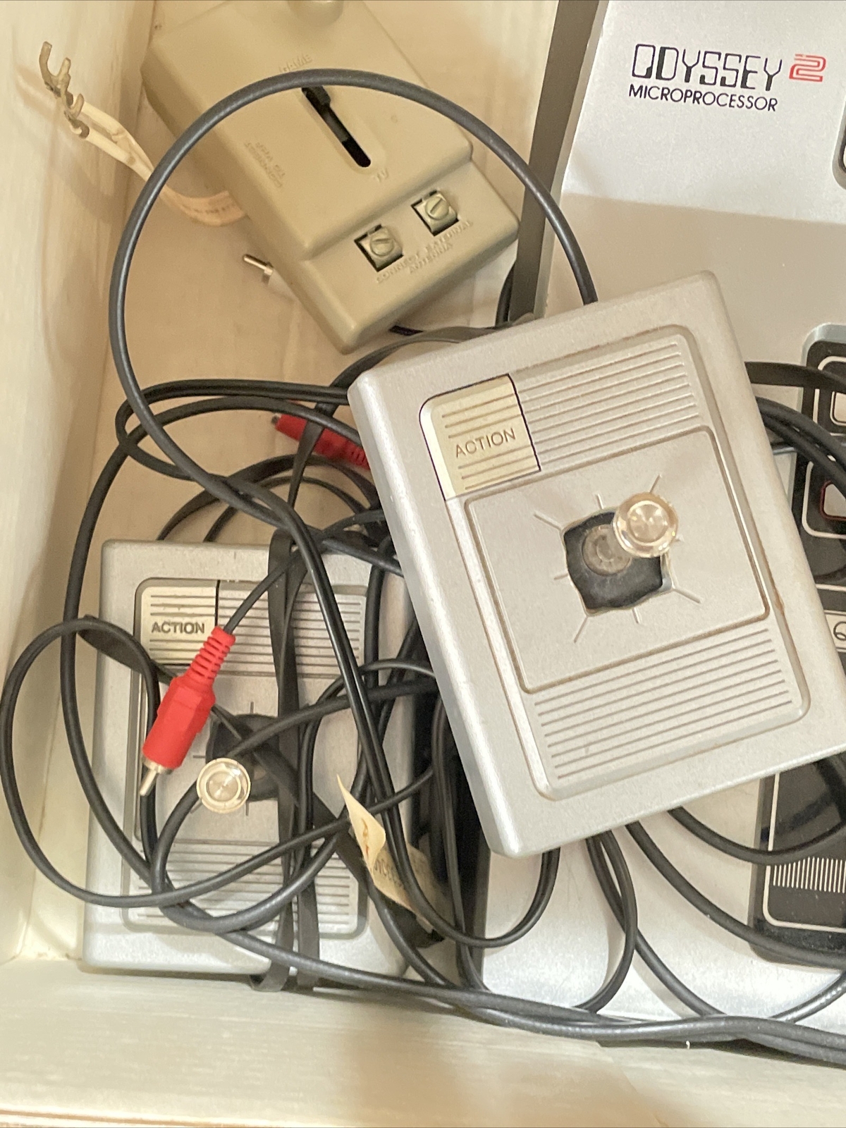 Magnavox Odyssey2 Console With Box + 5 Games, Tested Works!