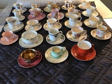 Vintage Demitasse - 23 Cup  Saucer Collection