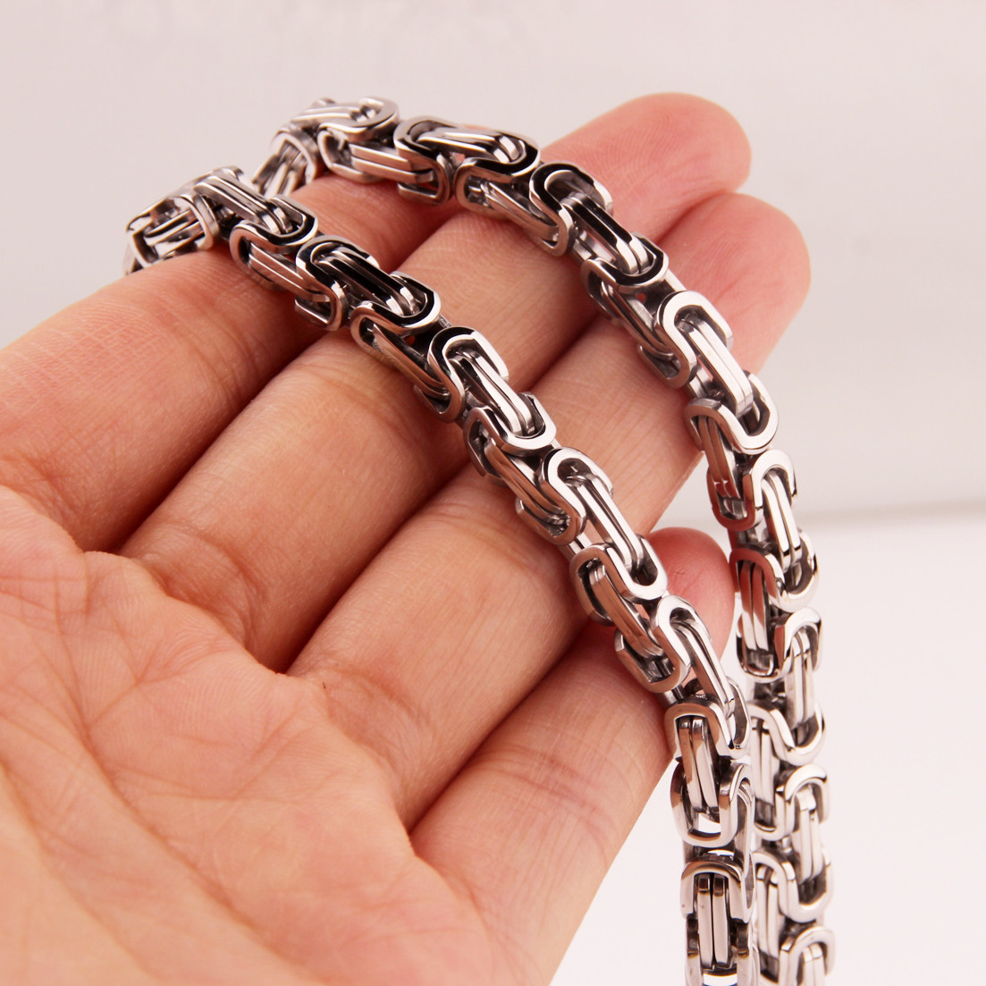 Collana Cubana Catena Acciaio 316L - Gioielli Di Lusso - Foto 9