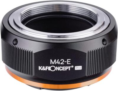K&F CONCEPT M42-NEX Lens Mount Adapter M42 Lens to Sony NEX E-Mount Mirrorless