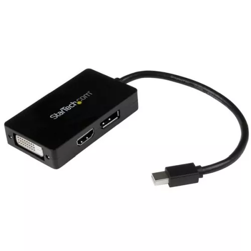 StarTech MDP2DPDVHD 3-in-1 Mini DisplayPort to DisplayPort DVI or HDMI converter - Picture 1 of 5