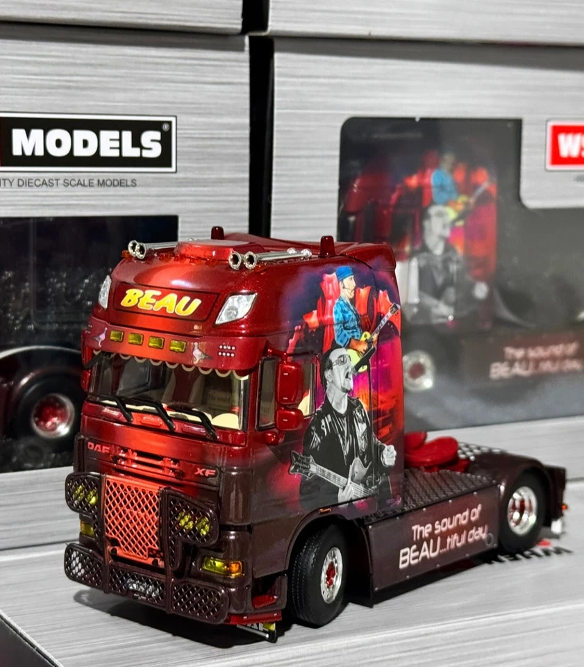DAF XF 105 super space cab 4x2 " Transports Beau - U2 " WSI truck models 1:50 - Image 2 of 4