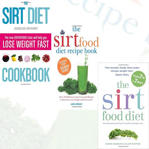 The Sirt Diet Recipe Book Collection The Sirtfood Diet Cookbook 3 Books Set New