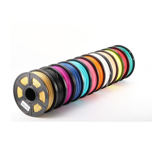 3D Printer PLA ABS Wood PTEG Filament 1.75mm 1KG 2.2LB Spool Multi-Colourd Black - Picture 11 of 12
