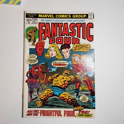 Marvel Comics Fantastic Four #129 FN Key Issue 1st Appearance of Thundra