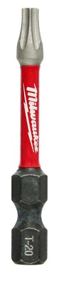 Milwaukee Shockwave Impact Duty Driver Bit, 2-inch Torx T20 - NEW T-20 Bit