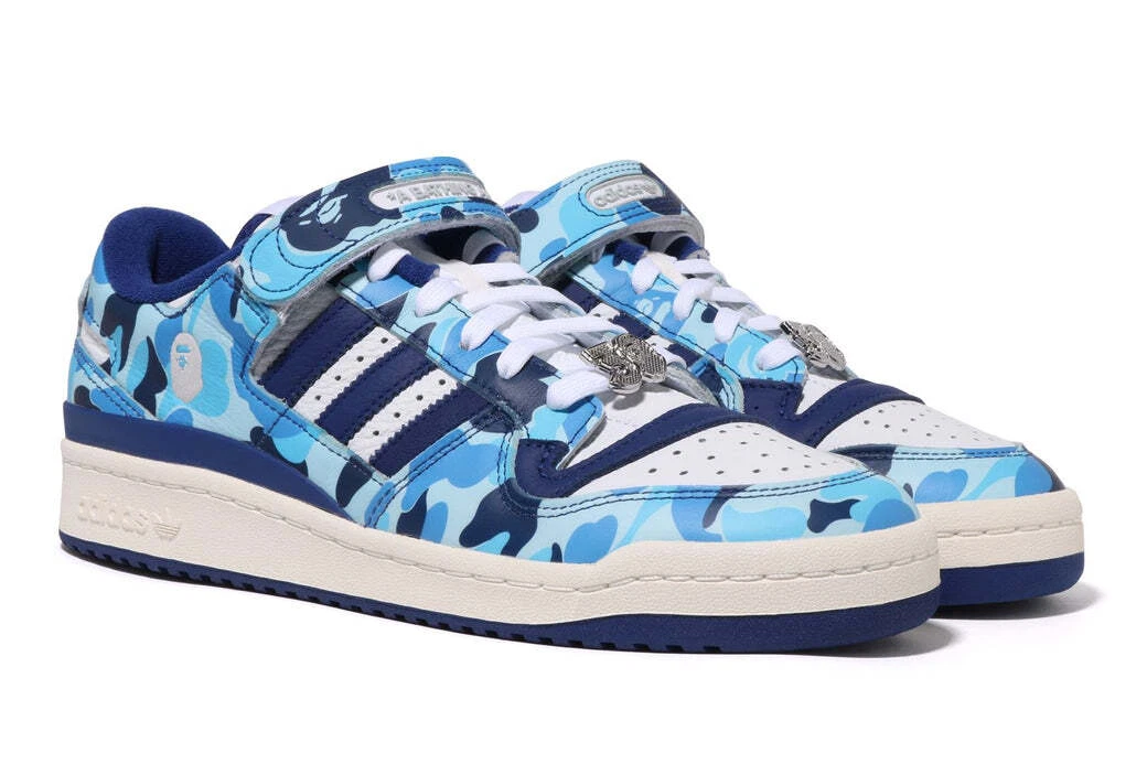 A Bathing Ape Bape x adidas Forum Bape Abc Camo Blue 1J23-191-910