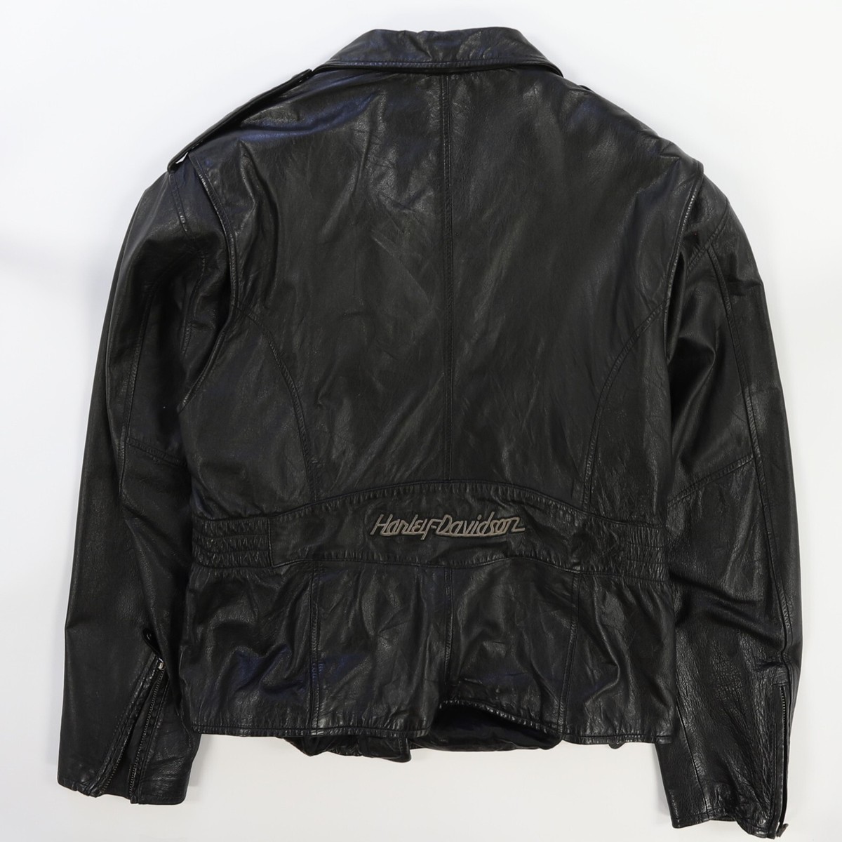 ジャケット・アウター VINTAGE Harley-Davidson Motorcycle Jkt Vintage Harley Davidson Leather Motorcycle Jacket Womens