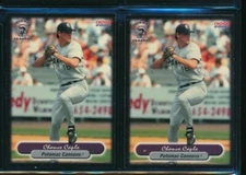 Lot (2) 2000 Choice #1 Chance Caple Potomac Cannons (BY6) SWSW6