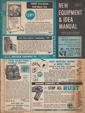 Vintage 1963  Precision Equipment Co. Industrial Equipment Catalog , tools pump