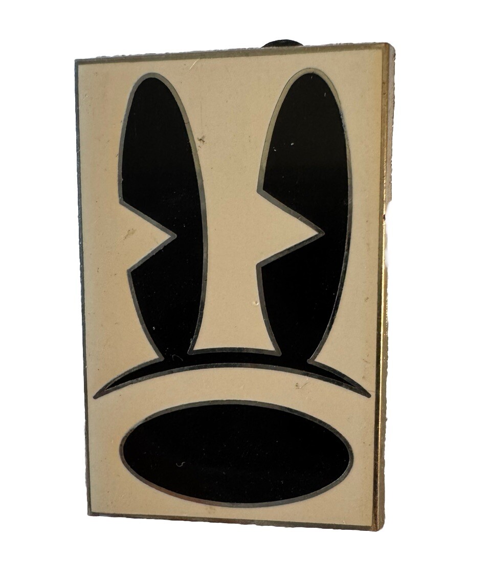 Disney Mickey Mouse Face Eyes Nose - Silhouette Black & White Trading Pin 2010
