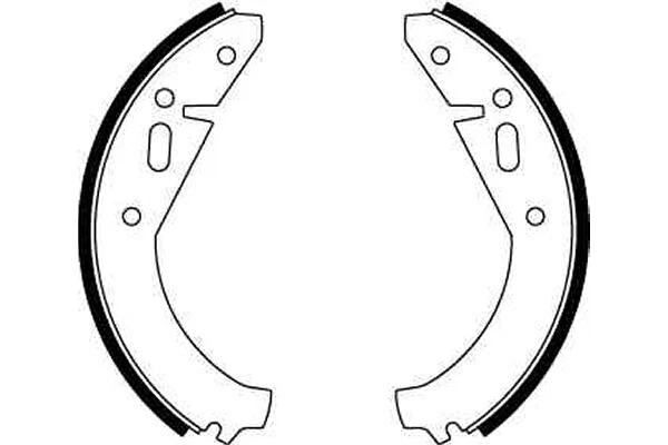 TRW GS8141 Brake Shoe Set for Skoda - Image 2 of 2