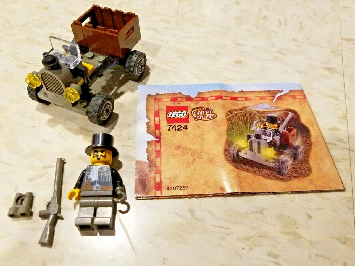 LEGO Adventurers Orient Expedition Set 7424 Black Cruiser Complete