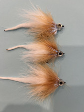 (Qty 3) Dragontail fly size 2/0 trout bass snook striped red flounder snook