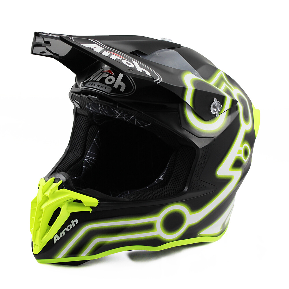 Airoh Twist Neon Yellow Matt Off-Road Motorcycle Motocross