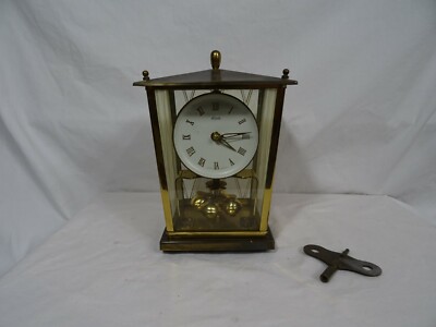 Vintage Kundo 400 Day Clock Kieningerb & Obergfell Made in Western Germany 8''