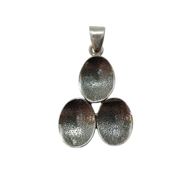 Stylish Sterling Silver Pendant Hallmarked Solid 925 Handmade Nickel Free