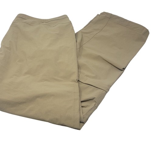 Mountain Hard Wear Convertible Cargo Khaki Hiking Pants Women's SIze 14
