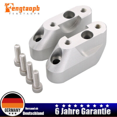 2X CNC Riser Lenkererhöhung H=28mm passend für BMW R 1200 RS (K54) Bj 2015-2018