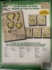 Folk Art One Stroke Plaid Worksheet Pack 1003 Grape Leaf New Old Stock