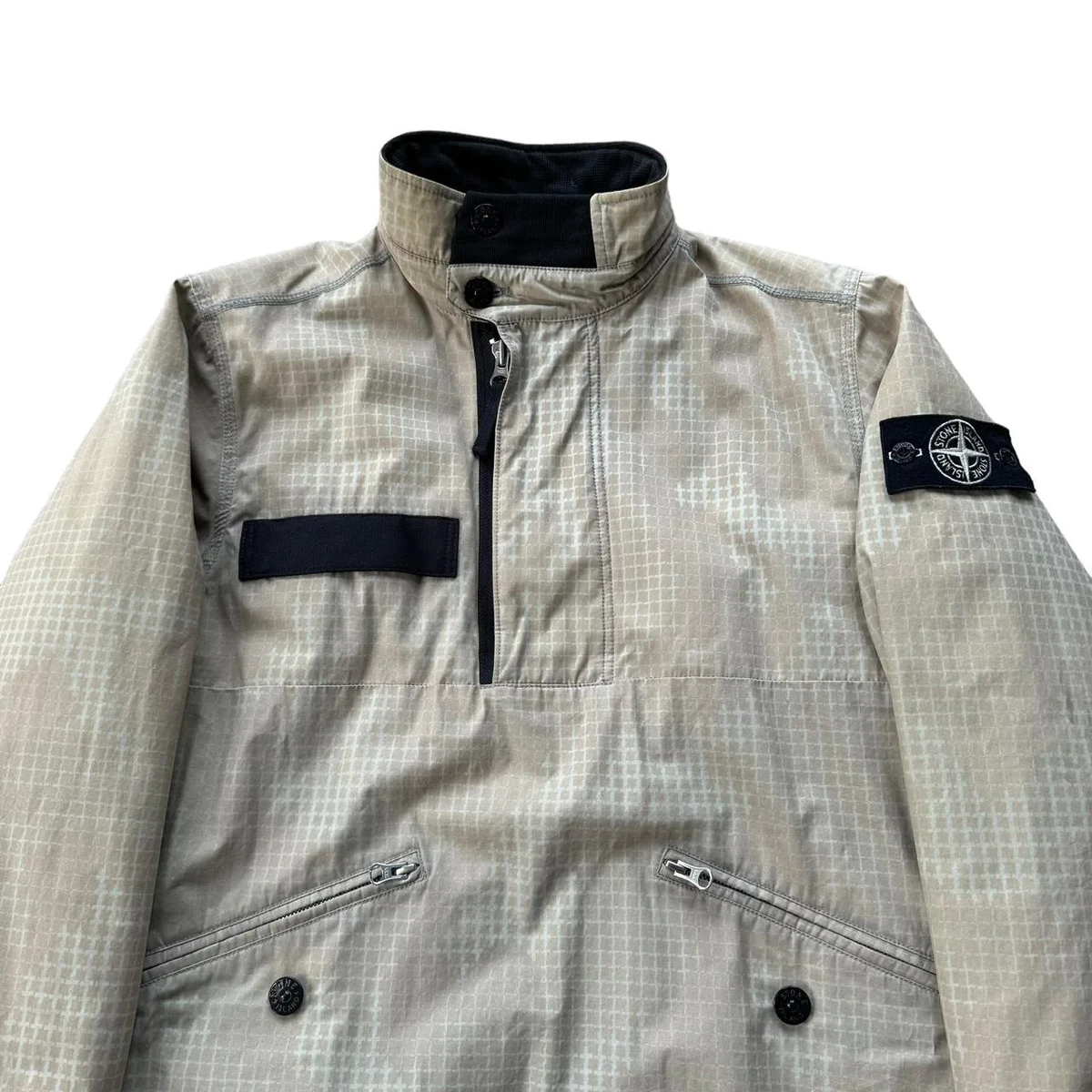 Stone island top grid camo jacket