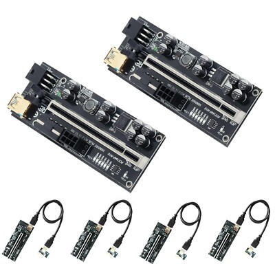 Ziyituod PCIe Riser 6PCS, 010S GPU Riser Express Kits 16X bis 1X   6 Pcs
