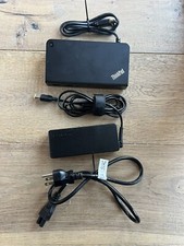 Lenovo ThinkPad OneLink Plus Docking Station DU9047S1 w/ AC Adapter 90W w/ Cord