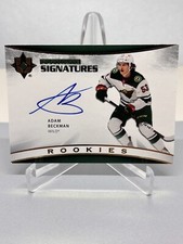 Adam Beckman 21-22 #USR-AB Ultimate Signatures Rookie Minnesota Wild