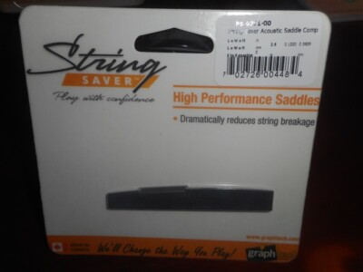 NEW - Graph Tech String Saver PS-9201-00 Compensated B&G Acoustic Saddle
