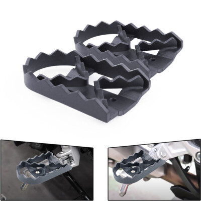 Fit For Honda GROM125 2017-2023 Motorcycle Steel Wide Footpeg Plate Adaptors Set