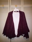 Womens hand knit shawl  #92 — photo 1