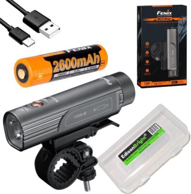Fenix BC21R V3 1200 lumen LED USB rechargeable light weight bike bicycle light,