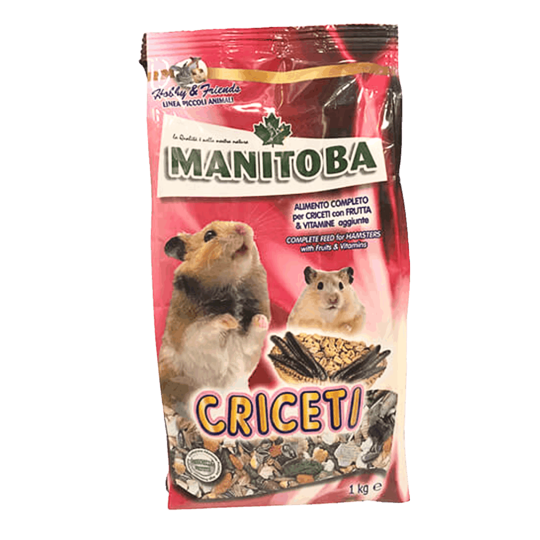 Mangime completo per criceti - Manitoba Miscuglio Criceti - Formato busta 1 kg