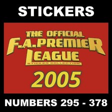 Merlin 2005 Premier League football stickers # 379 - 574