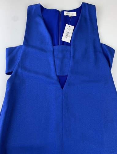 NWT SUGARLIPS Chic Women's Mini Dress Size M Sleeveless Knee Length Blue $79.00 - Picture 9 of 16