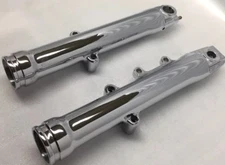 Harley Fork legs  2007 -17 SOFTAIL FXST & NIGHT TRAIN CHROME Sliders EXCHANGE