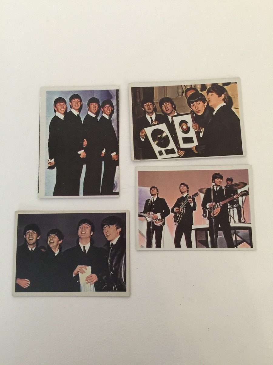 4 cards, 4A, 35A, 5A, 53A ,Beatles Diary Series Topps Trading