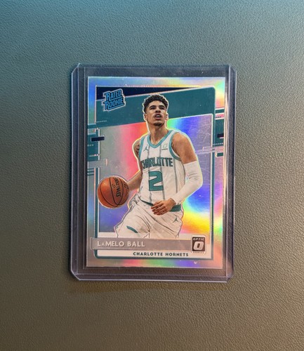 LaMelo Ball [Black Velocity] #153 2020 Panini Donruss Optic card