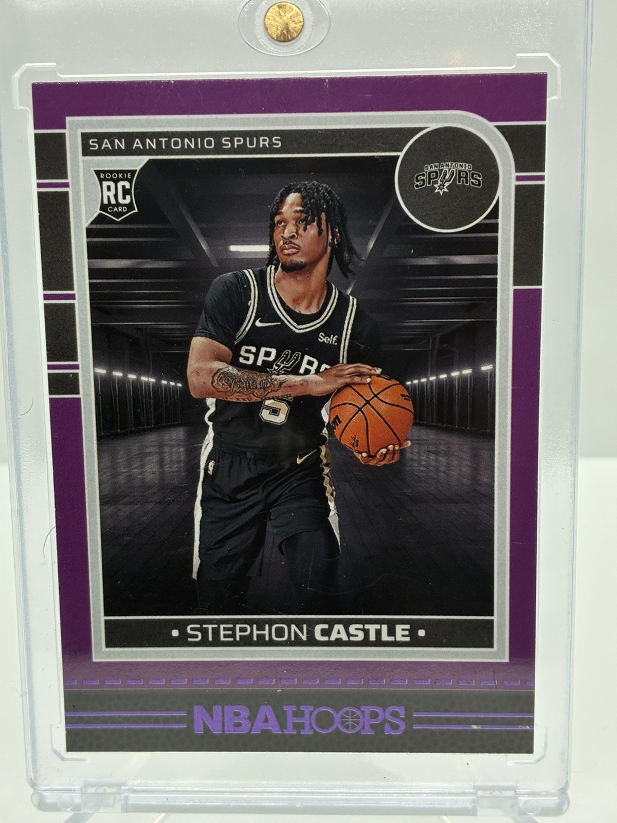 2024-25 Panini Nba Hoops - Rookies Stephon Castle #234 Purple (RC)