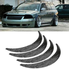 For VW Passat B5 B6 B7 4X Car Flexible Fender Flares Wide Wheel Arches Mudguards