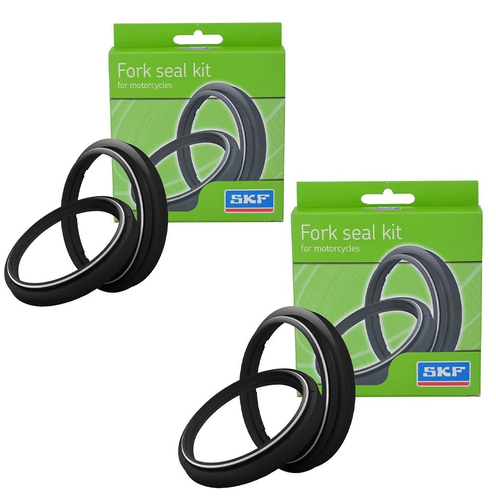 にの 2X KITB-41S SKF Dust Seal Kit For Kawasaki Ninja ZX-6R 600 2005