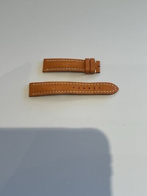 Breitling Lederband Sahara Orange 18/16 Ungetragen