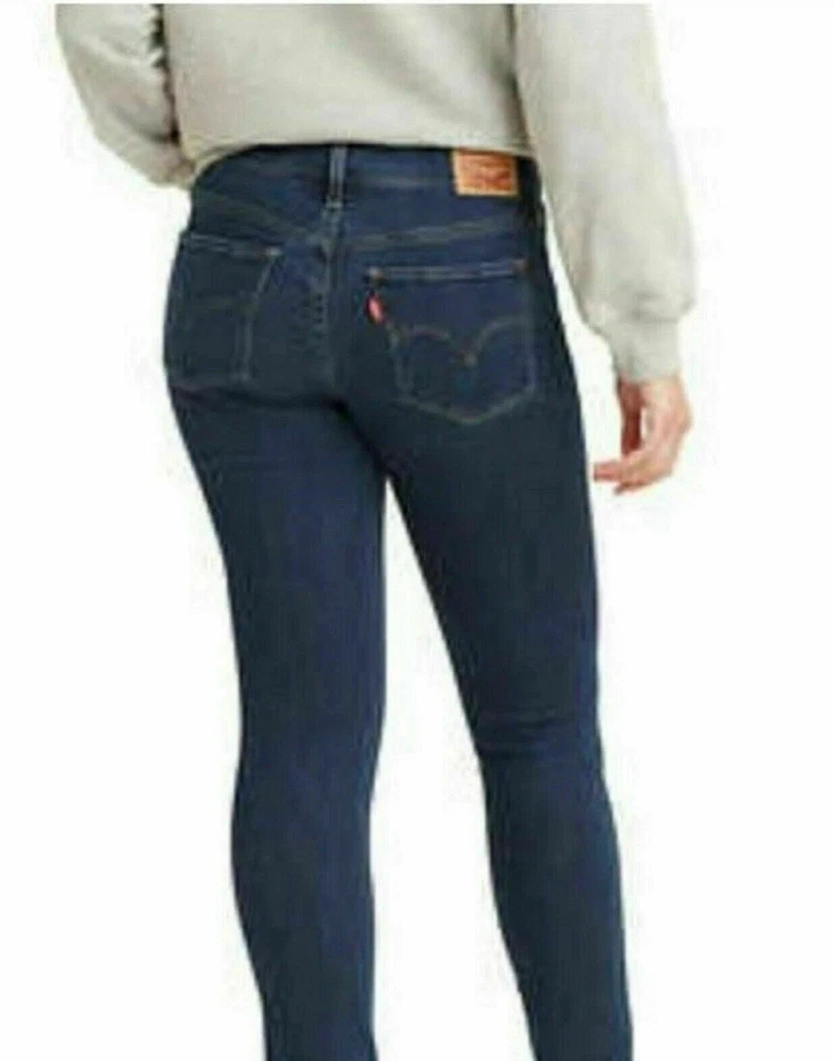 Женские узкие джинсы для похудения со средней посадкой для живота Levi's 311, синие, 27x30 - Изображение 2 из 4