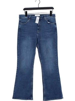 Fat Face Damen Jeans UK 14 blau Baumwolle mit Elasthan ausgestellt