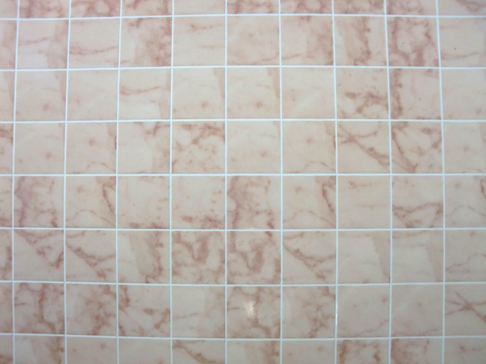 Dolls House Miniature Bathroom Kitchen Flooring Pink Marble Tile