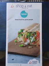 Brussels Airlines Shop&Eat Speisekarte Bordverkauf Flugzeug Winter 2019 - 2020